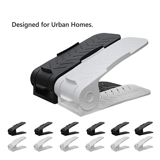 The Adjustable Shoe Rack Space Saver