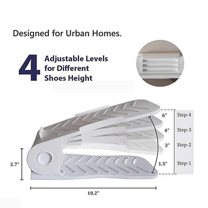 The Adjustable Shoe Rack Space Saver