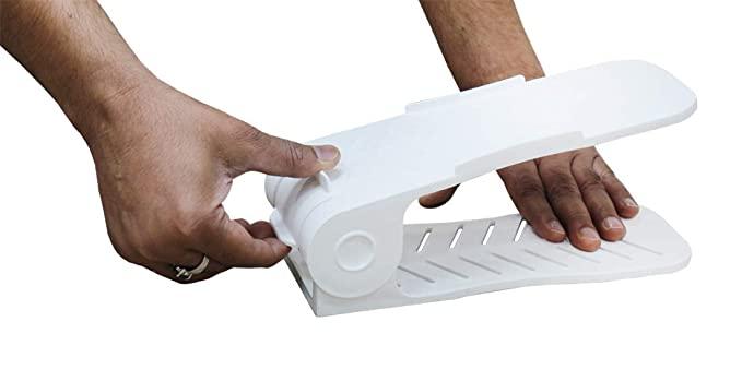 The Adjustable Shoe Rack Space Saver