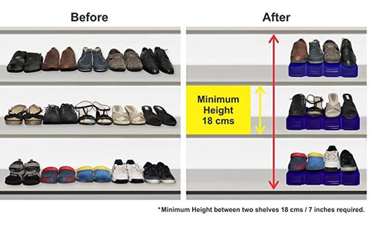 The Adjustable Shoe Rack Space Saver
